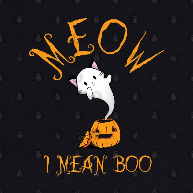 meow, i mean boo for cat lover by rsclvisual